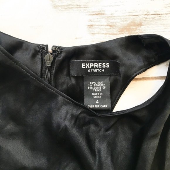 Black silk racerback tank with real pink zippers - Picture 4 of 8